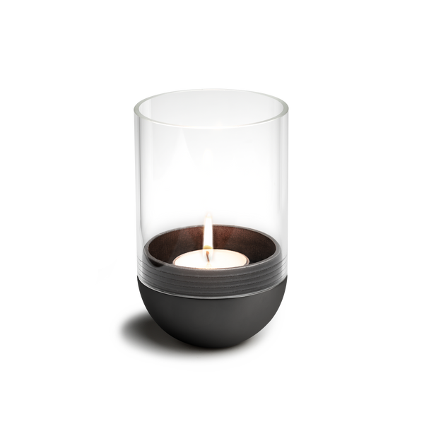 GRAVITY CANDLE Windlicht schwarz
