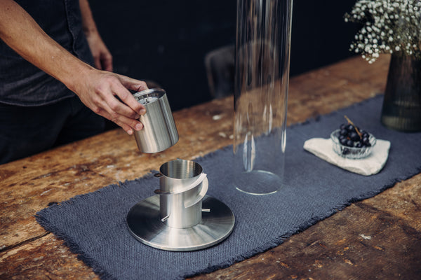 SPIN 1200 Bio-Burner mit Eco-Ring und Löschdeckel
