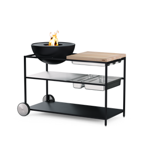 FIRE KITCHEN mit BOWL 57 Plancha-Grillset tief