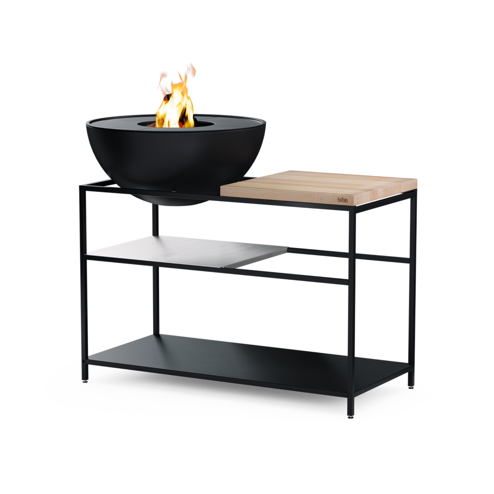 FIRE KITCHEN mit BOWL 70 Plancha-Grillset tief