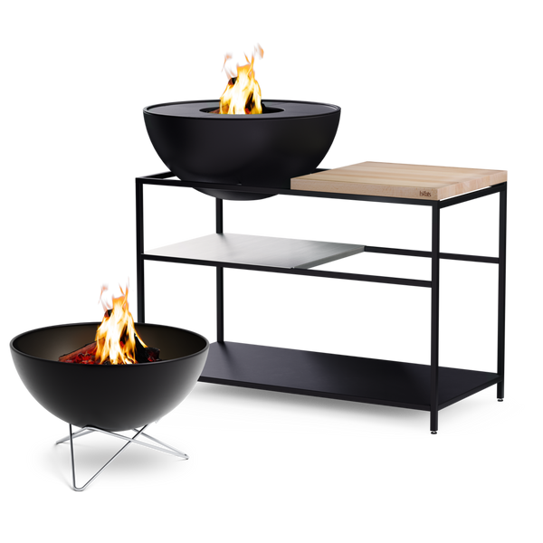 FIRE KITCHEN mit BOWL 70 Plancha-Grillset tief
