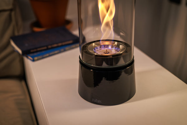SPIN air 1200 Tischfeuer Emaille schwarz