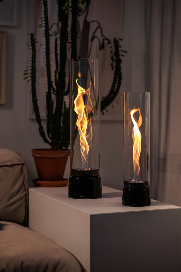 SPIN air 1200 Tischfeuer Emaille schwarz