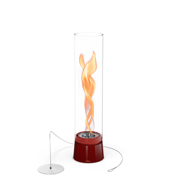 SPIN air 1200 Tischfeuer Emaille rot