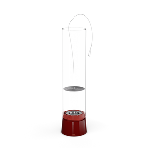SPIN air 1200 Tischfeuer Emaille rot