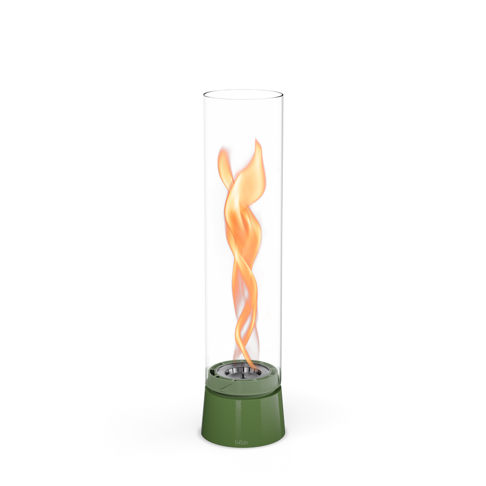 SPIN air 1200 Tischfeuer Emaille grün
