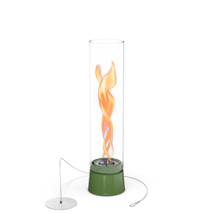 SPIN air 1200 Tischfeuer Emaille grün