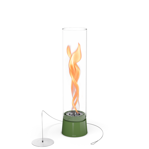 SPIN air 1200 Tischfeuer Emaille grün