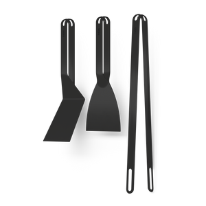 BBQ-Tool-Set schwarz (3-teilig)