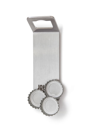JOHNNY CATCH Magnet Flaschenöffner silber