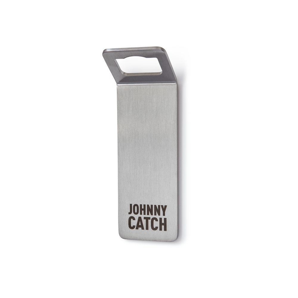 JOHNNY CATCH Magnet Flaschenöffner silber
