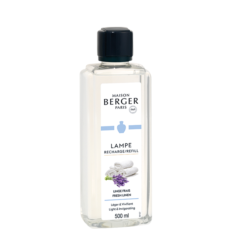 Maison Berger Duft Fresh Linen  - Lampe Berger Refill 500 ml
