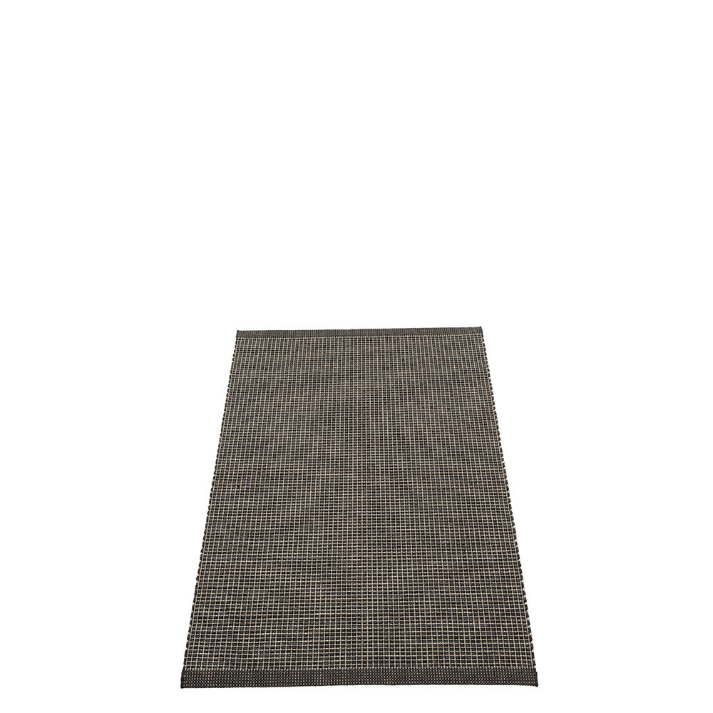 Emm Black/Linen Met. - Linen warp