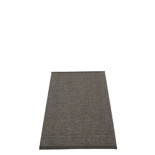 Emm Black/Linen Met. - Linen warp
