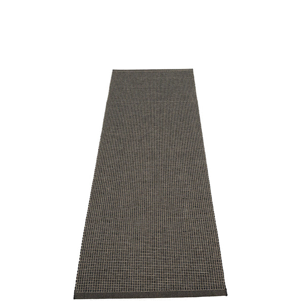 Emm Black/Linen Met. - Linen warp
