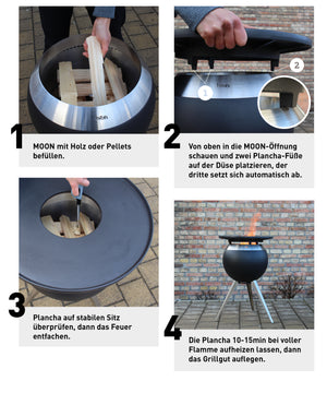 MOON 45 Plancha