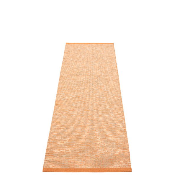 Sam Pale Orange/Cream - Linen warp