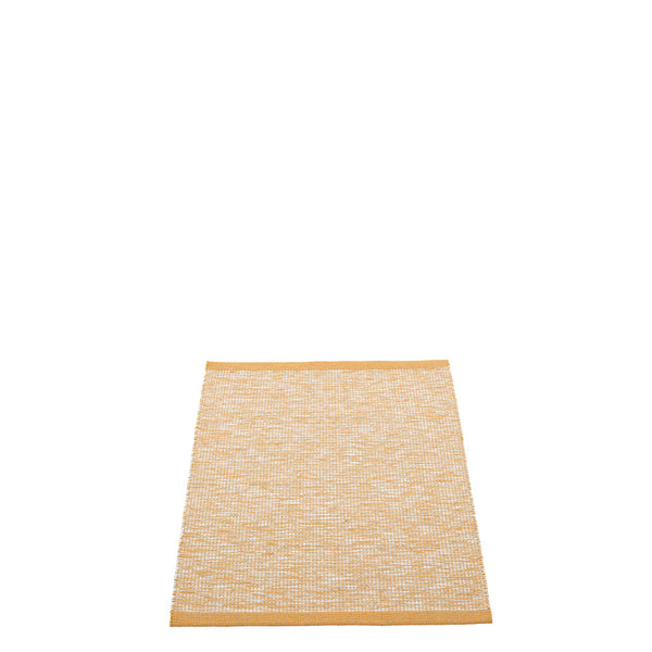 Sam Ochre/Fossil Grey - Linen warp