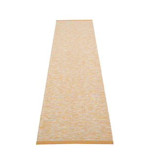 Sam Ochre/Fossil Grey - Linen warp