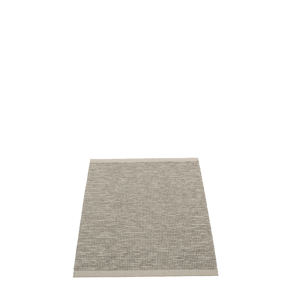 Sam Warm Grey/Charcoal - Linen warp