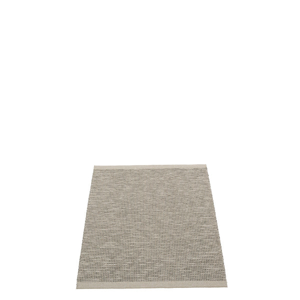 Sam Warm Grey/Charcoal - Linen warp