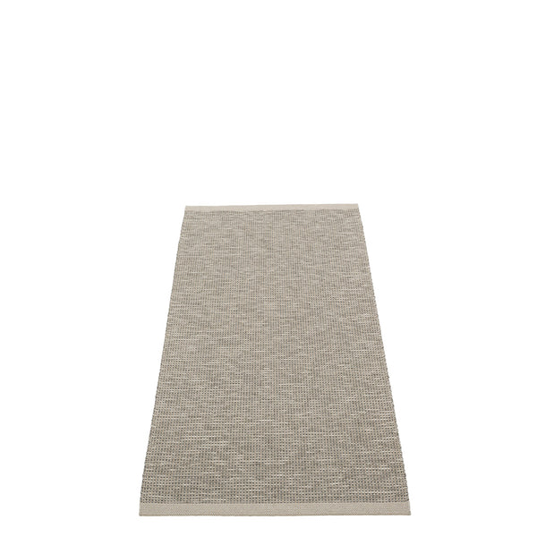 Sam Warm Grey/Charcoal - Linen warp