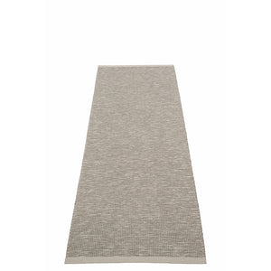 Sam Warm Grey/Charcoal - Linen warp