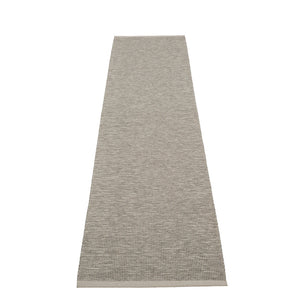 Sam Warm Grey/Charcoal - Linen warp