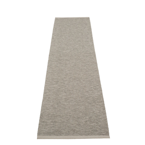 Sam Warm Grey/Charcoal - Linen warp