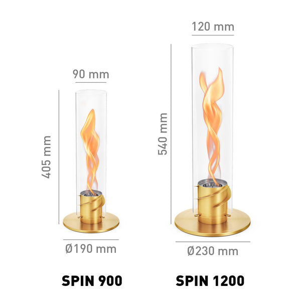 SPIN 900 Tischfeuer gold