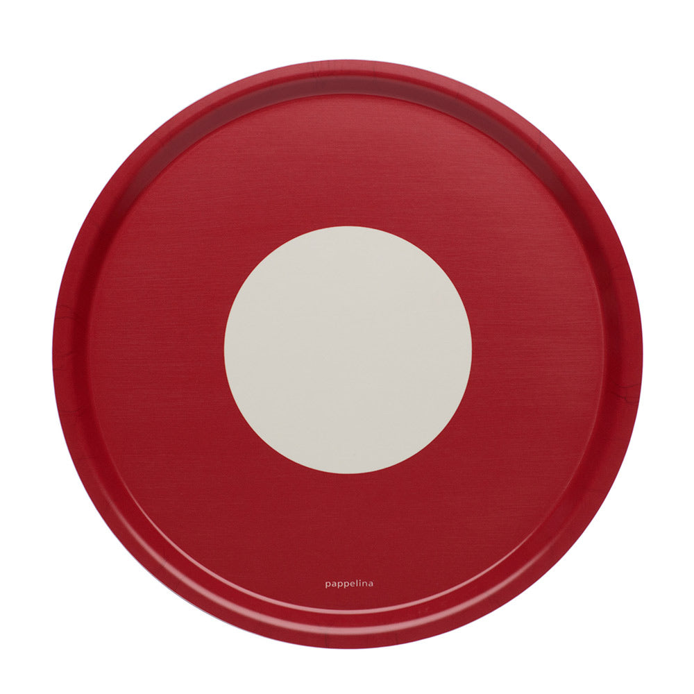 Tray Vera Round Red (1 pc)