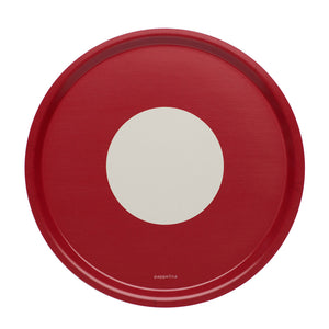 Tray Vera Round Red (1 pc)