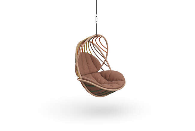 hanging lounge chair, incl. infinite loop