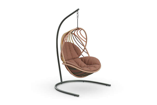 Hanging lounge chair, incl. Base