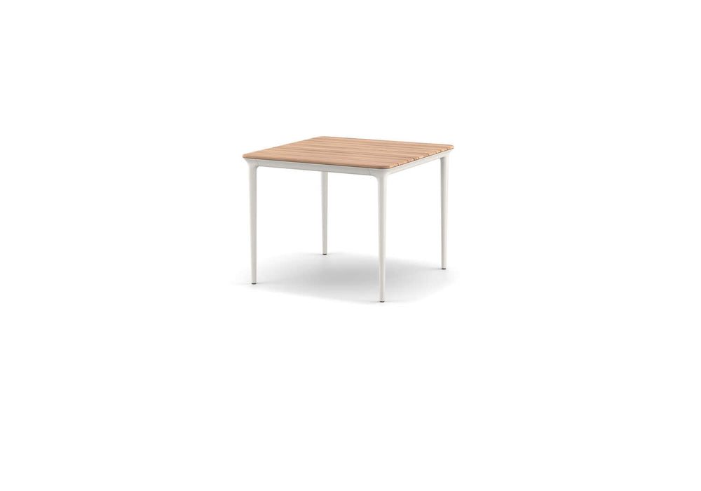 dining table S, teak with parasol hole